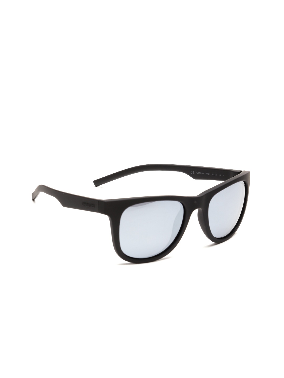 

Polaroid Unisex Mirrored Oval Sunglasses 7020/S 807 52EX, Blue