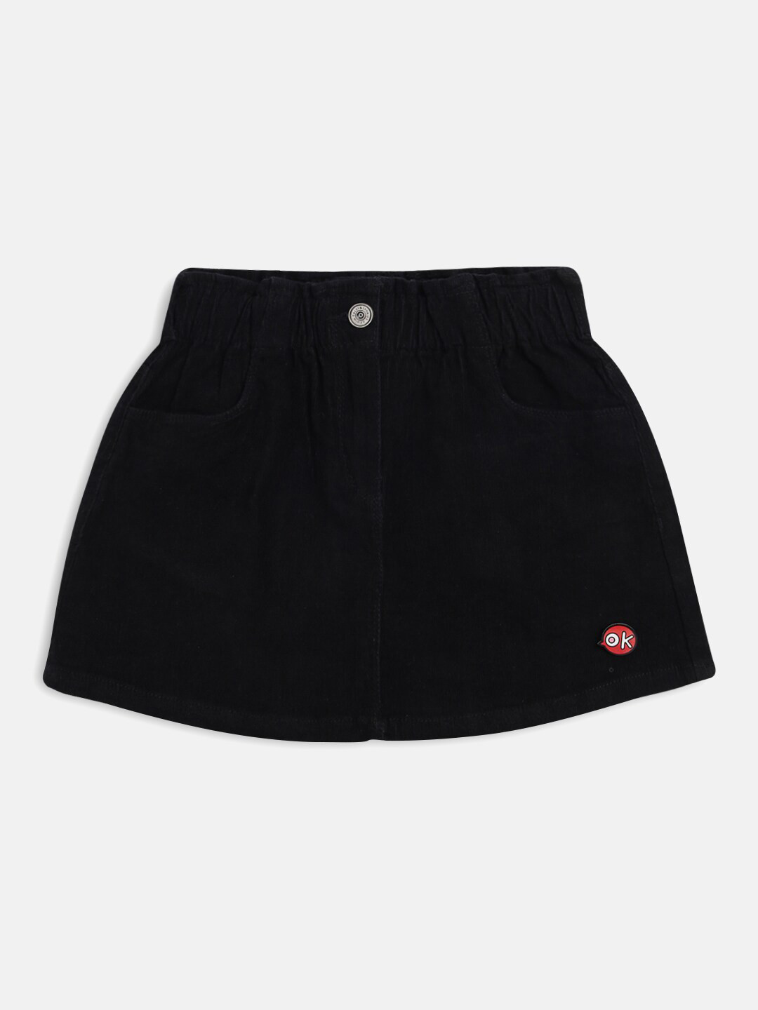 

TALES & STORIES Girls A-Line Above knee Length Skirt, Black