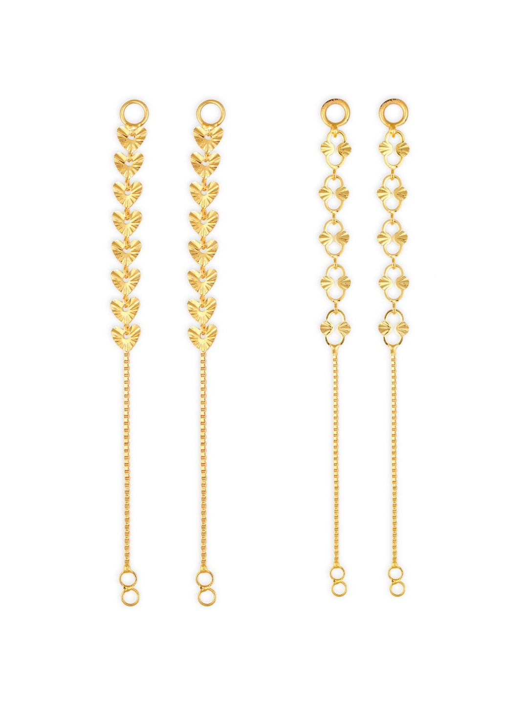 

Vighnaharta Set Of 2 Gold-Plated Classic Ear Cuff