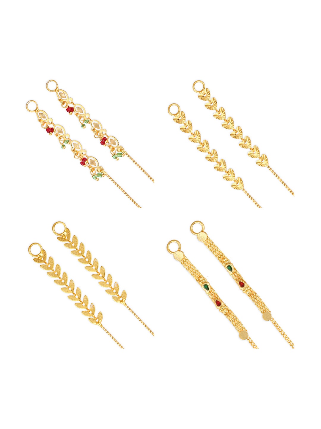 

Vighnaharta Classic Drop Earrings, Gold