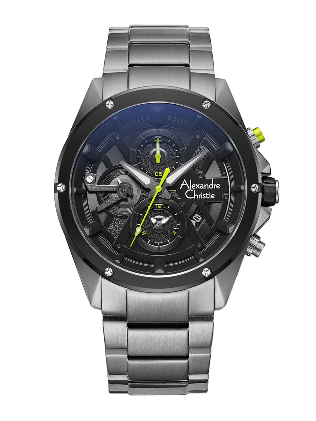 

Alexandre Christie Men Bracelet Style Straps Analogue Watch 6620MCBEPBALE, Black