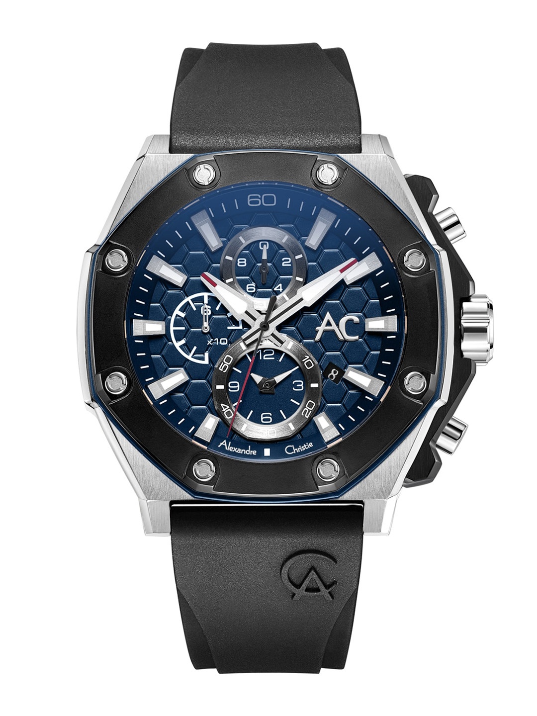 

Alexandre Christie Men Dial & Straps Analogue Watch 9601MCRTBBU, Black