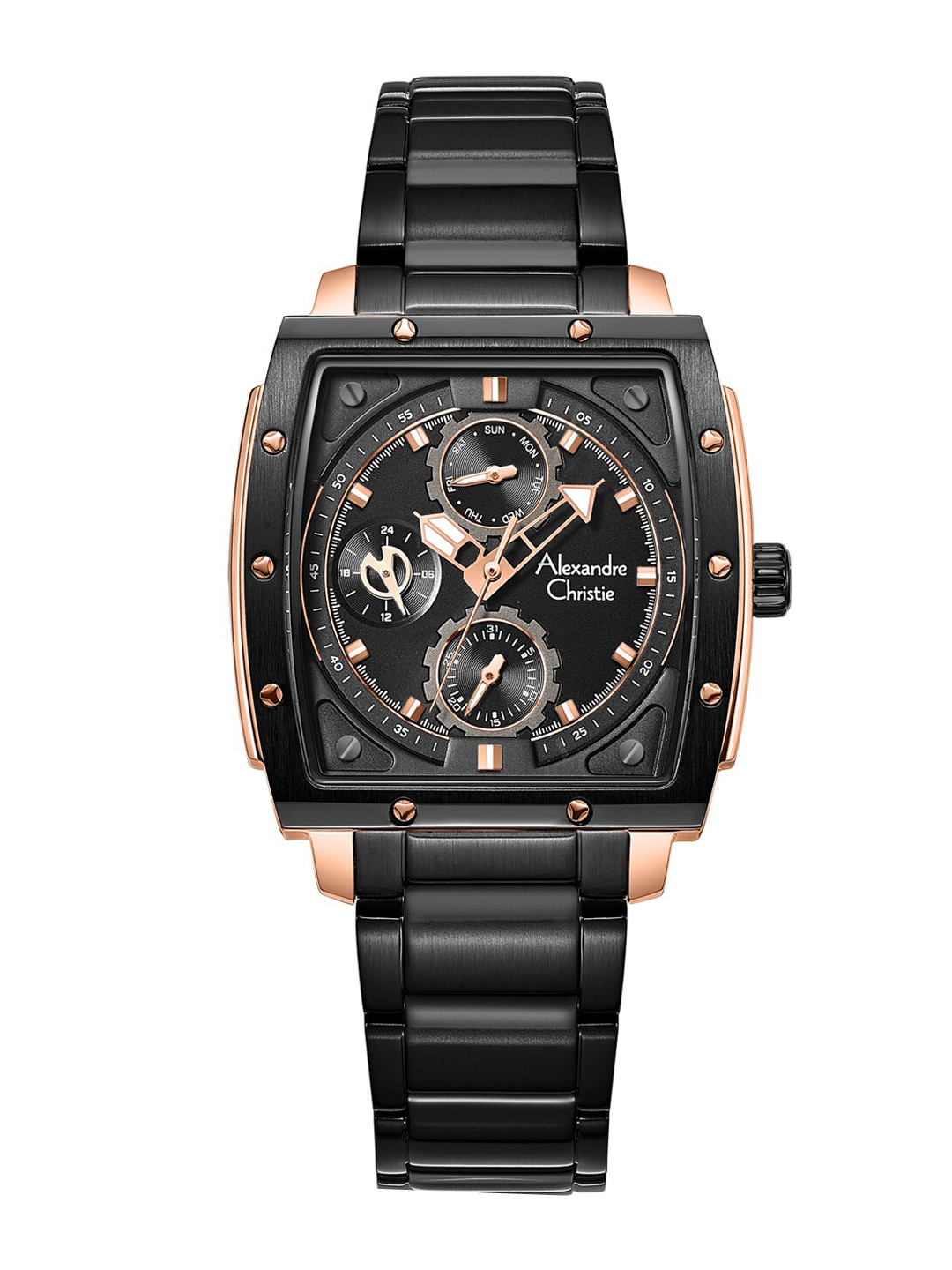

Alexandre Christie Women Dial & Bracelet Style Straps Analogue Watch 6376BFBBRBA, Black