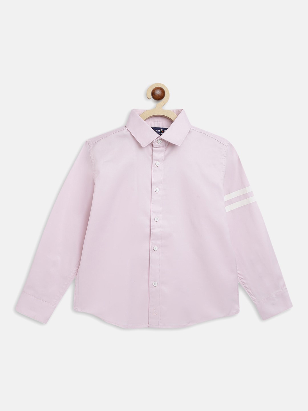 

TALES & STORIES Boys Spread Collar Casual Shirt, Pink