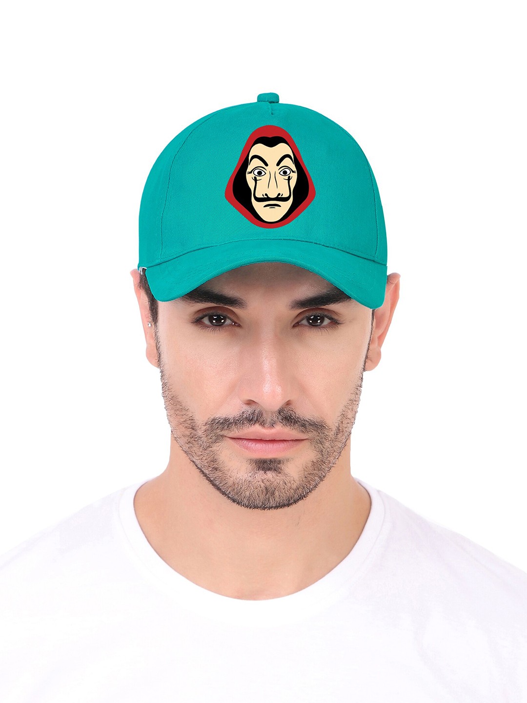 

Knotyy Unisex Printed Cotton Baseball Cap, Green