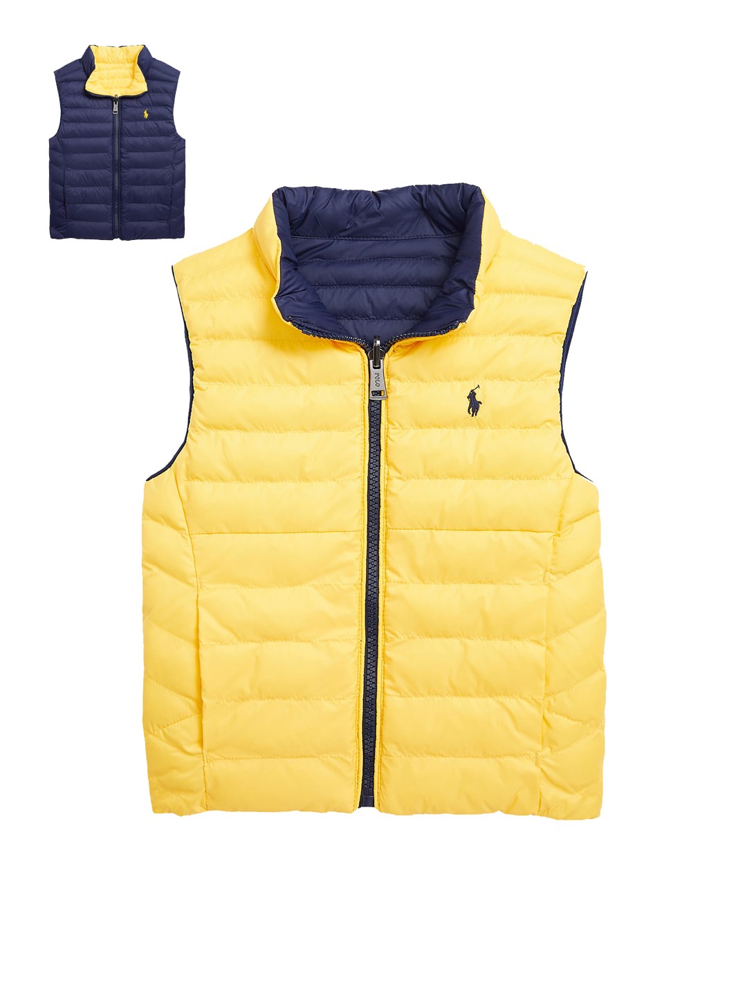 

Polo Ralph Lauren Boys Quilted Reversible Padded Jacket, Yellow
