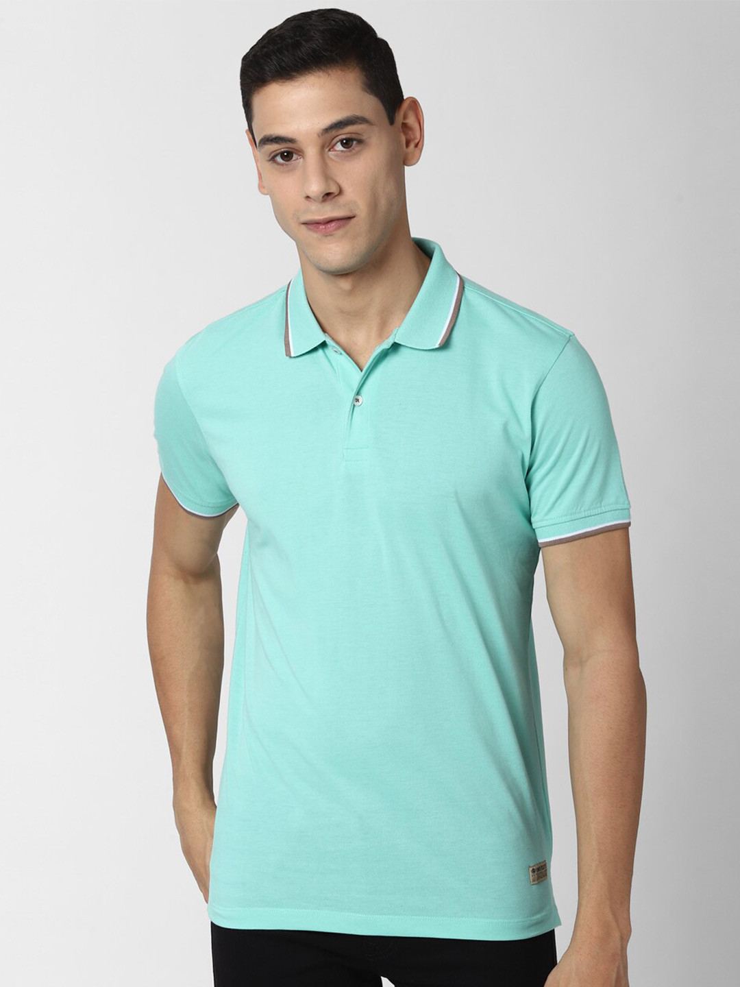 

PETER ENGLAND UNIVERSITY Polo Collar Slim Fit T-shirt, Blue