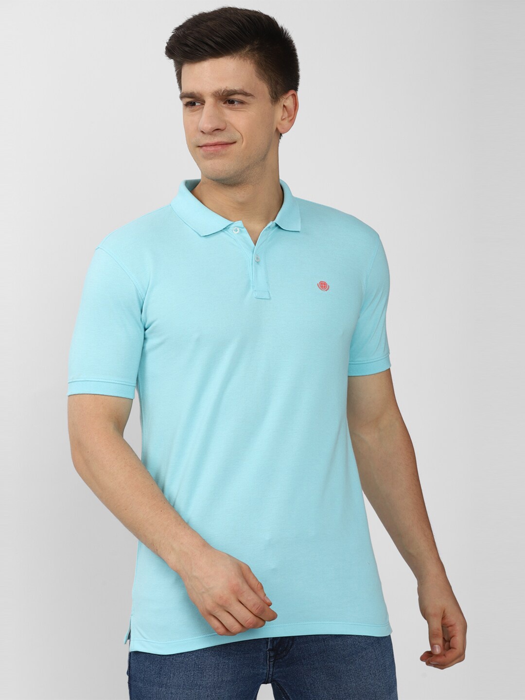 

PETER ENGLAND UNIVERSITY Polo Collar Slim Fit T-shirt, Blue