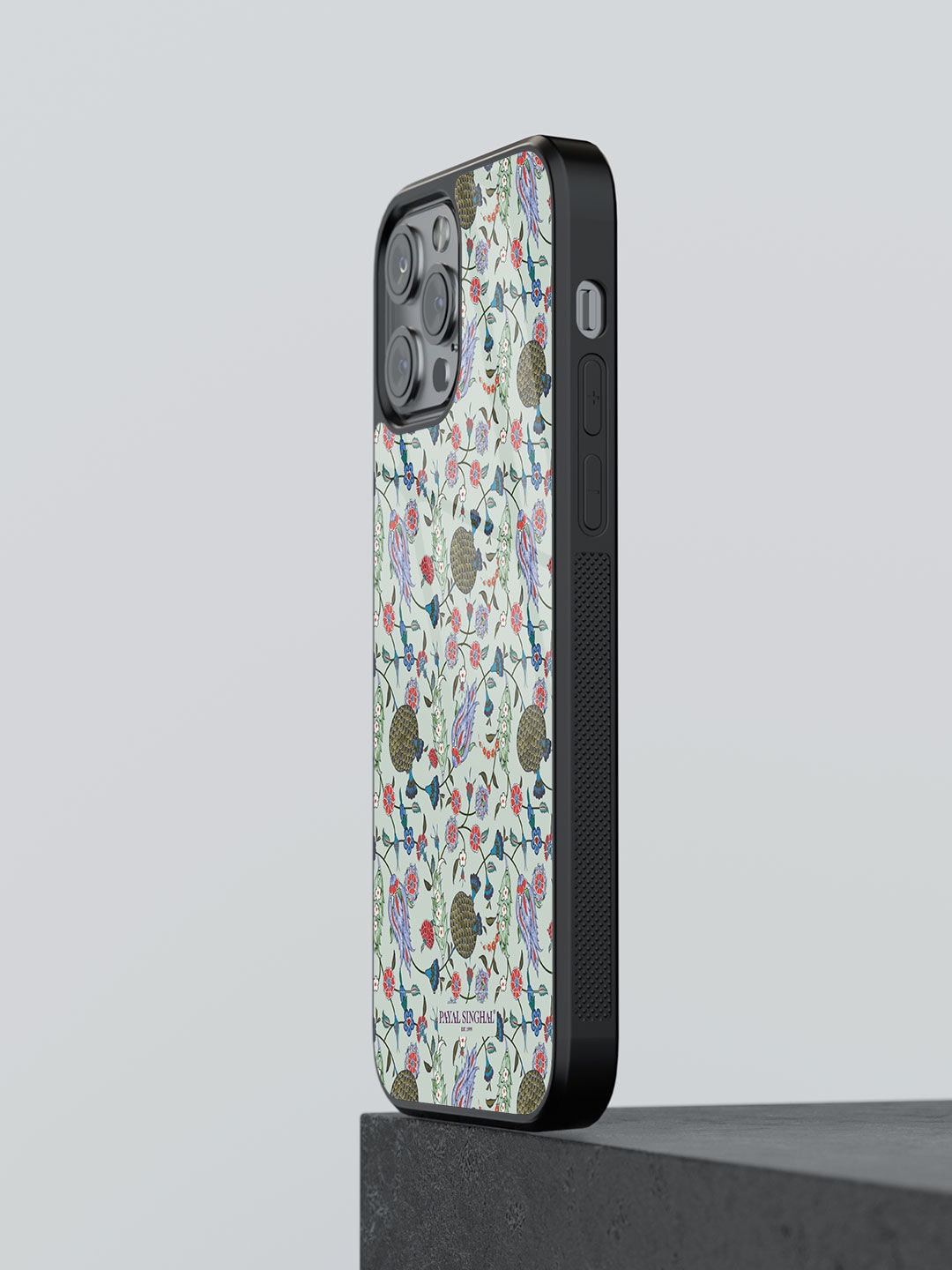 

macmerise Turkish Iznik Printed iPhone 12 Pro Glass Phone Back Cover, Green
