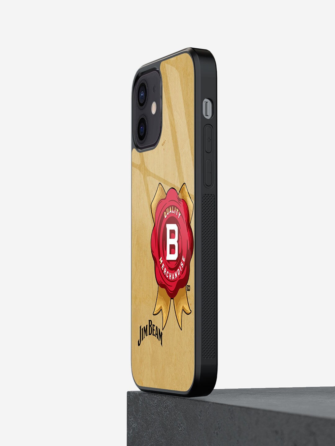 

macmerise Jim Beam Vintage Design iPhone 12 Mini Glass Case, Brown