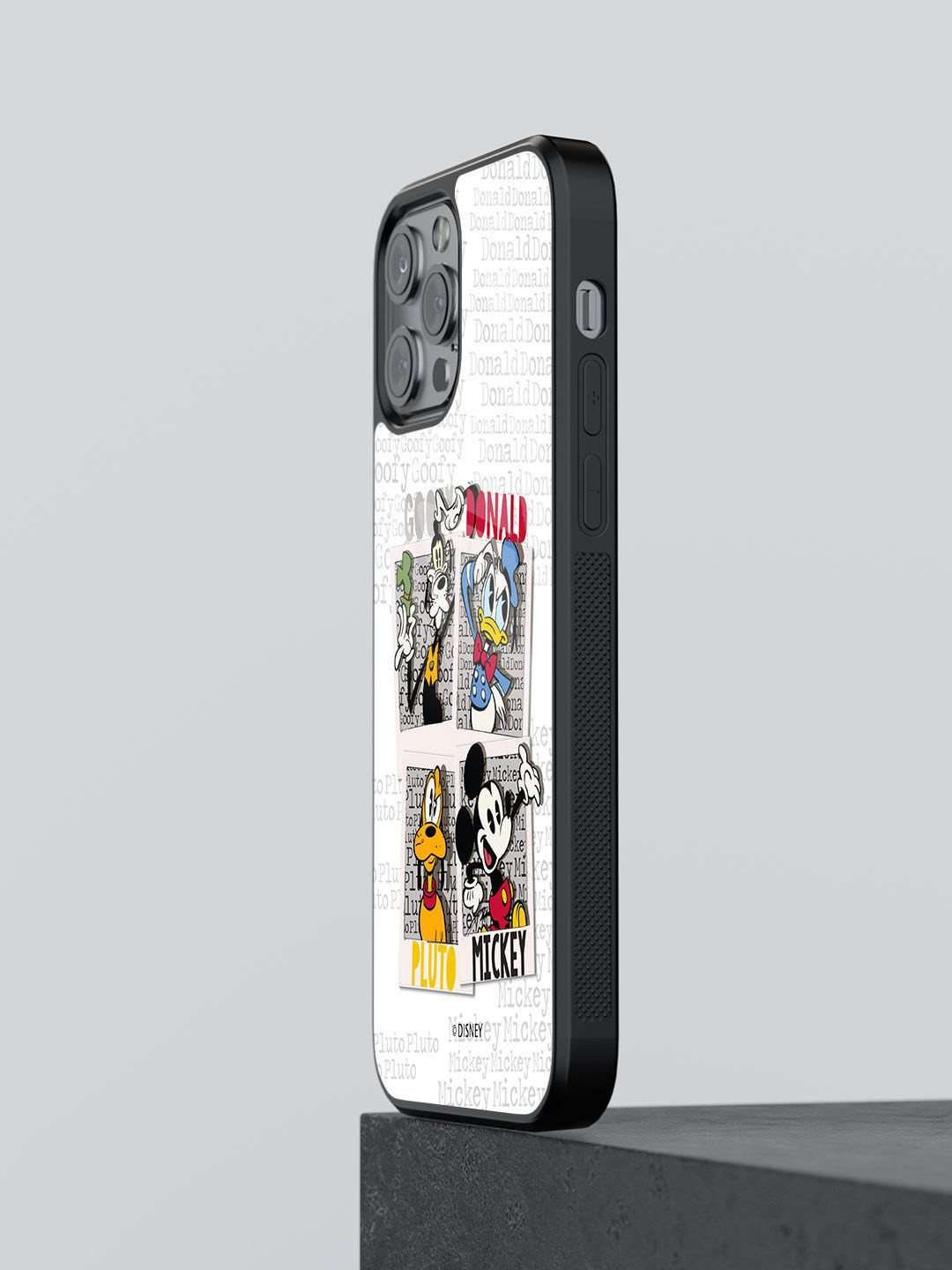 

macmerise Disney Dudes Design iPhone 12 Pro Glass Case, White