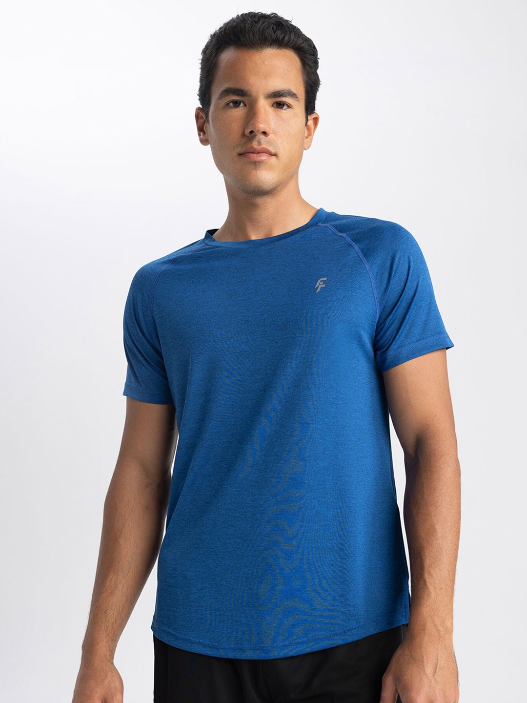 

DeFacto Raglan Sleeves Round Neck T-shirt, Blue
