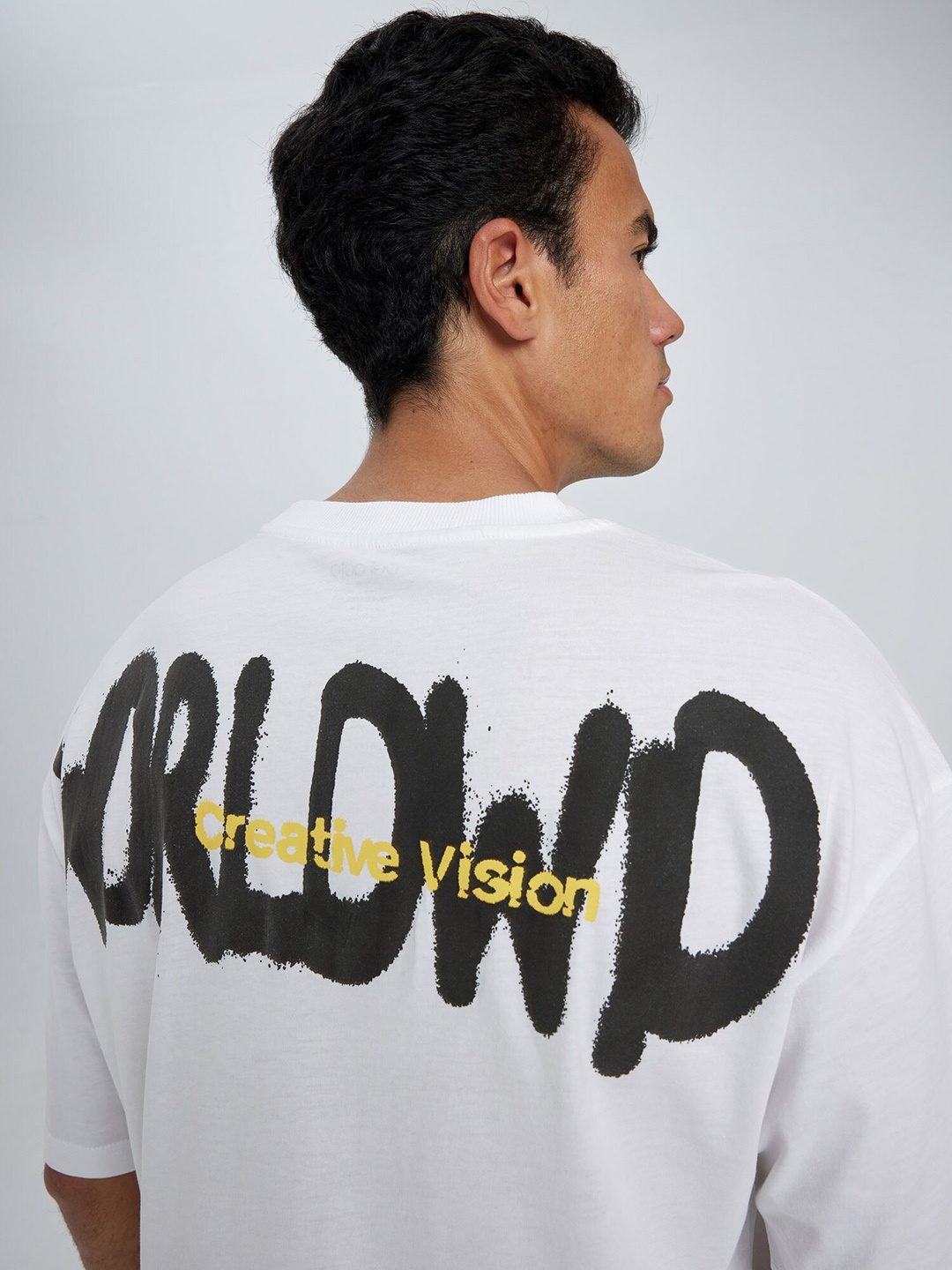 

DeFacto Typography Printed Pure Cotton T-shirt, White