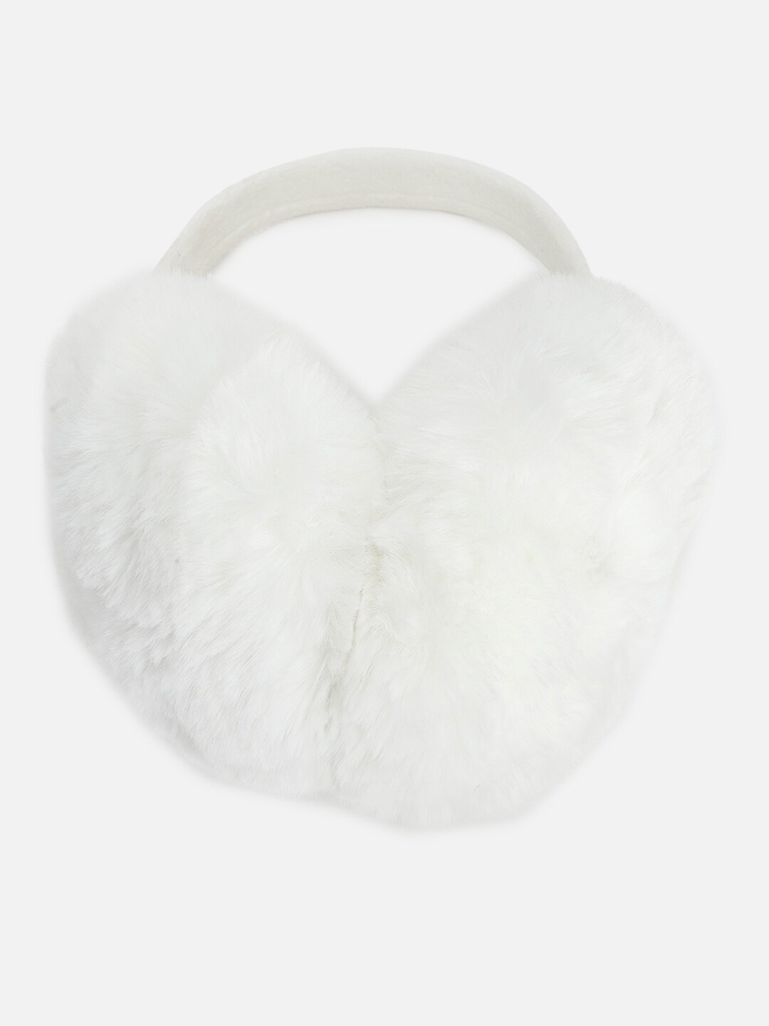

FOREVER 21 Women White Fur Hairband