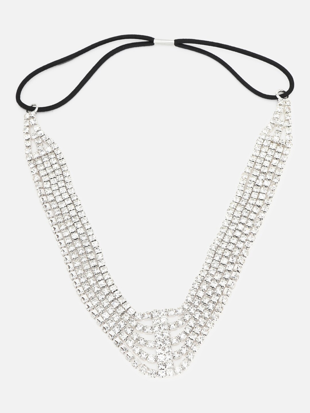 

FOREVER 21 Women Silver Embellished Hairband