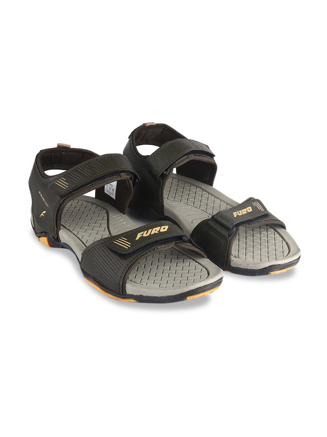 

FURO by Red Chief Men Textured Sports Sandals, Olive