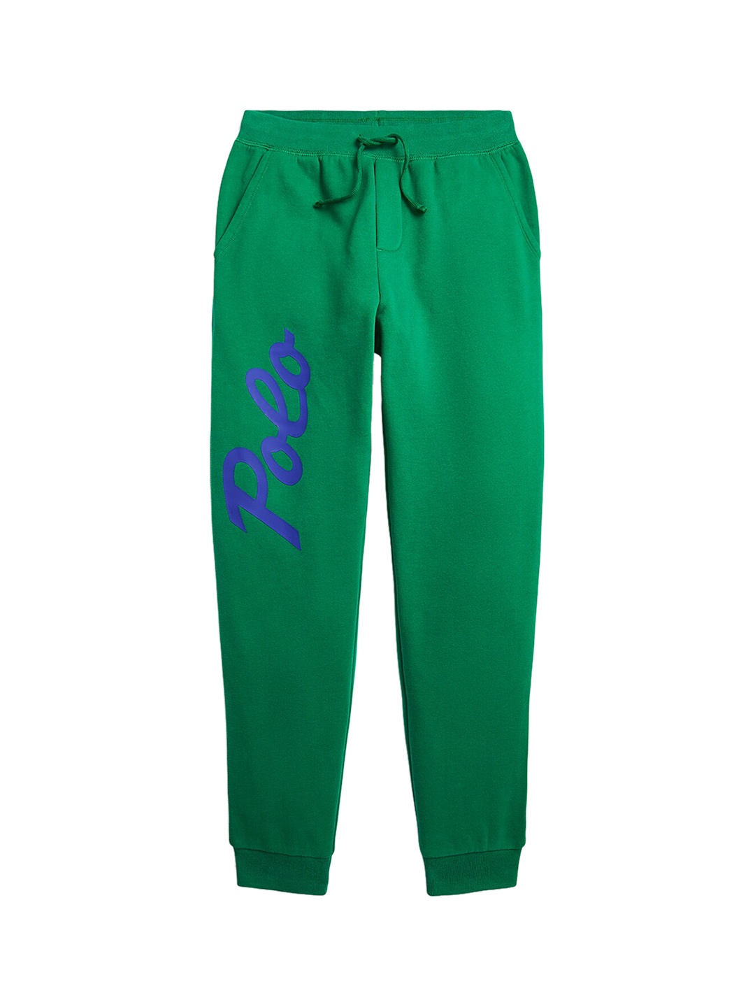 

Polo Ralph Lauren Boys Brand Logo Printed Mid-Rise Cotton Joggers, Green