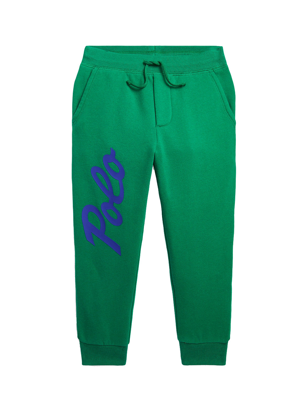 

Polo Ralph Lauren Boys Brand Logo Printed Mid-Rise Cotton Joggers, Green
