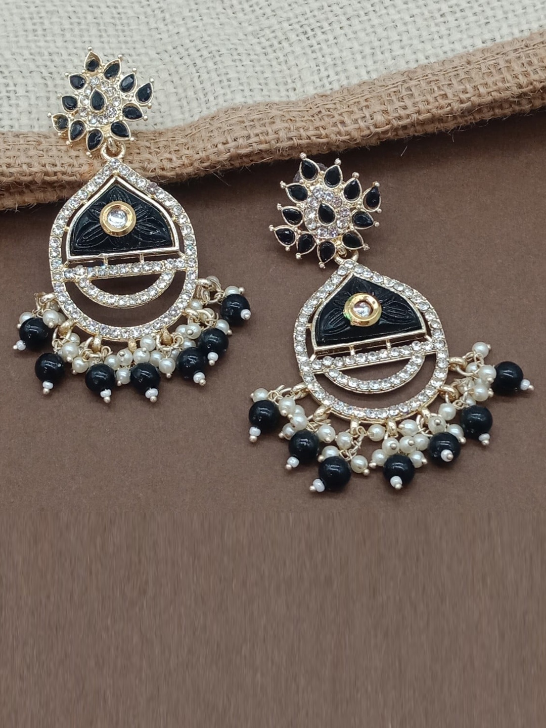

AASHISH IMITATION Gold-Plated Contemporary Drop Earrings