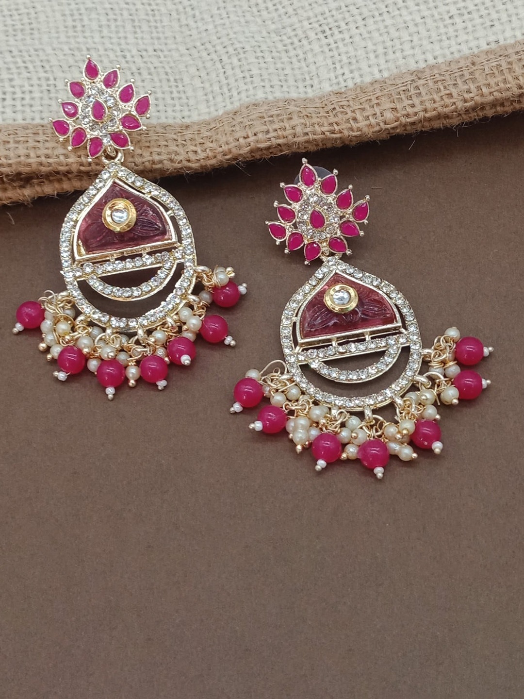 

AASHISH IMITATION Gold-Plated Contemporary Drop Earrings