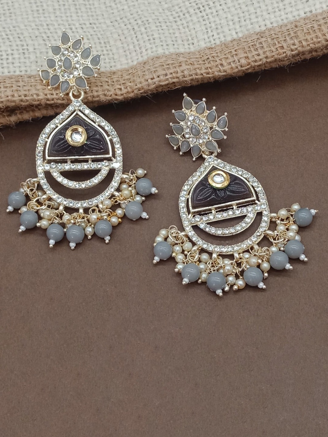 

AASHISH IMITATION Gold-Plated Contemporary Drop Earrings