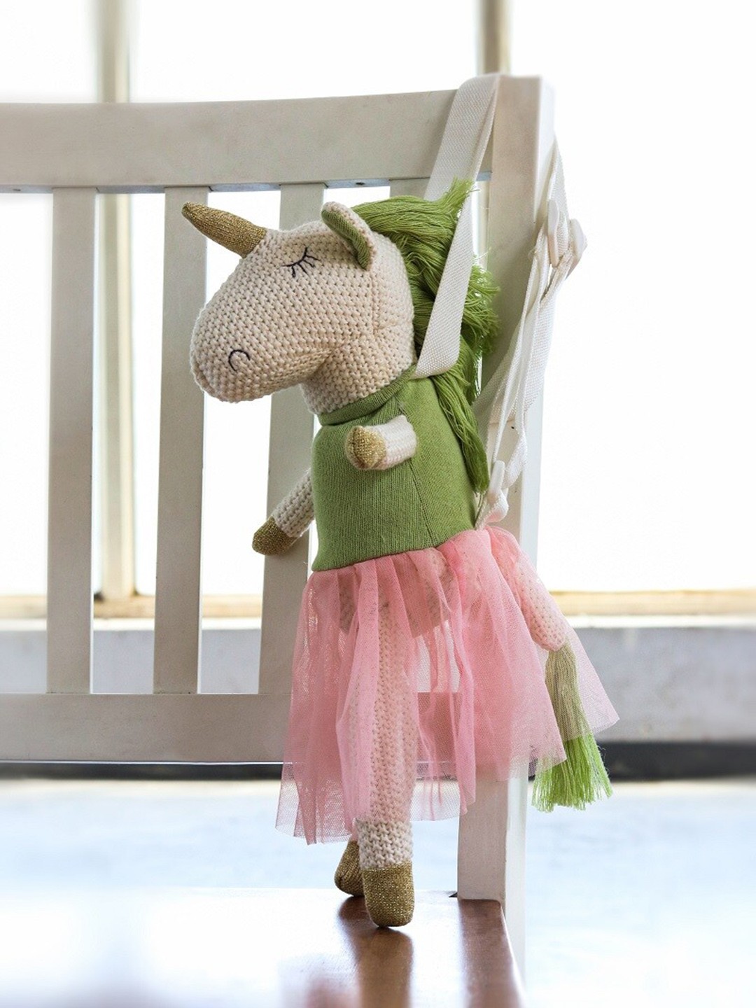 

Pluchi Unicorn Soft Toy Bag, Pink