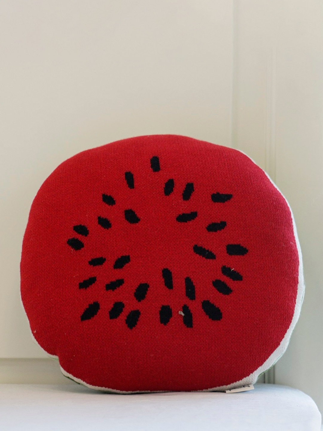 

Pluchi Unisex Kids Watermelon Cushion Pure Cotton Soft Toys, Green