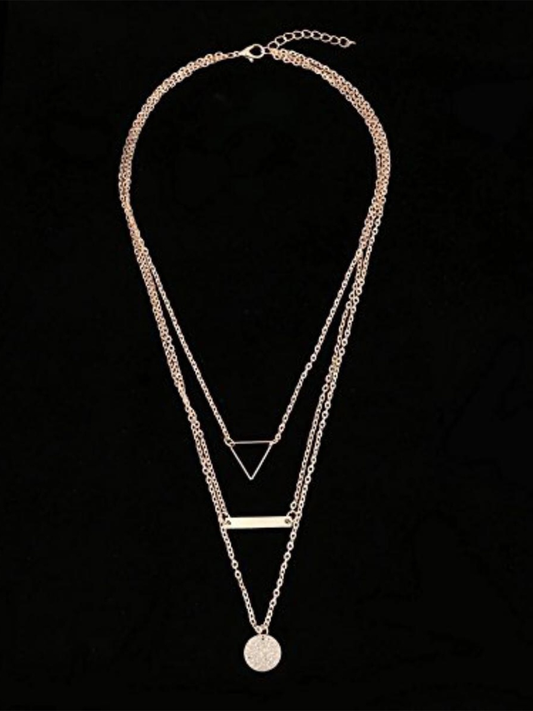 

MYKI Rose Gold-Plated Layered Necklace