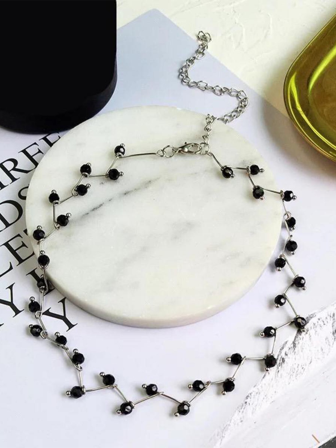

MYKI Silver-Plated Stainless Steel Necklace