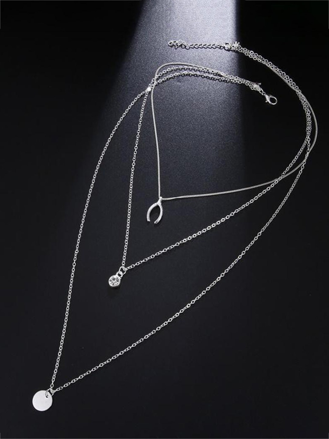 

MYKI Silver-Plated Layered Necklace