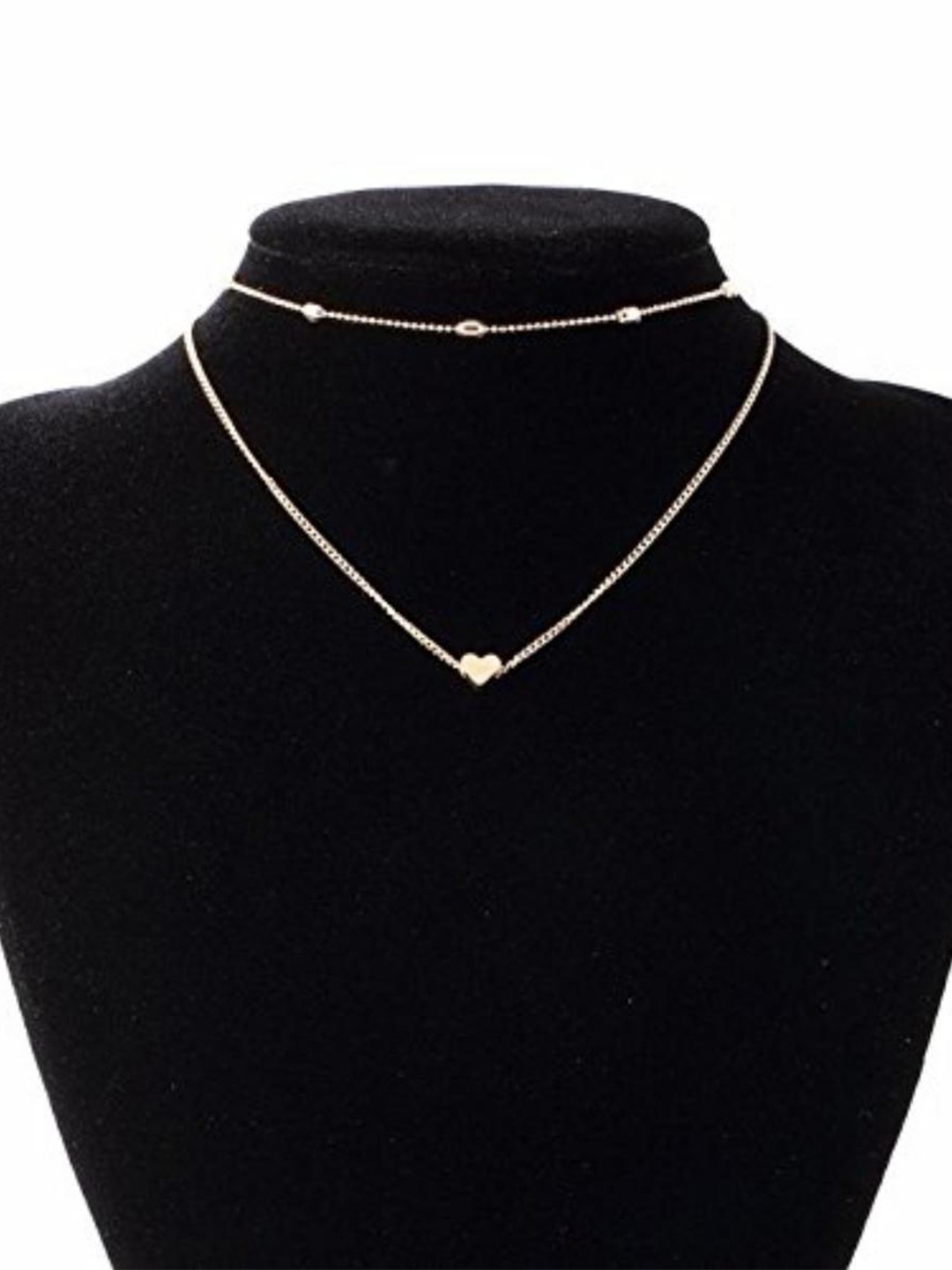 

MYKI Gold-Plated Layered Necklace, Rose gold
