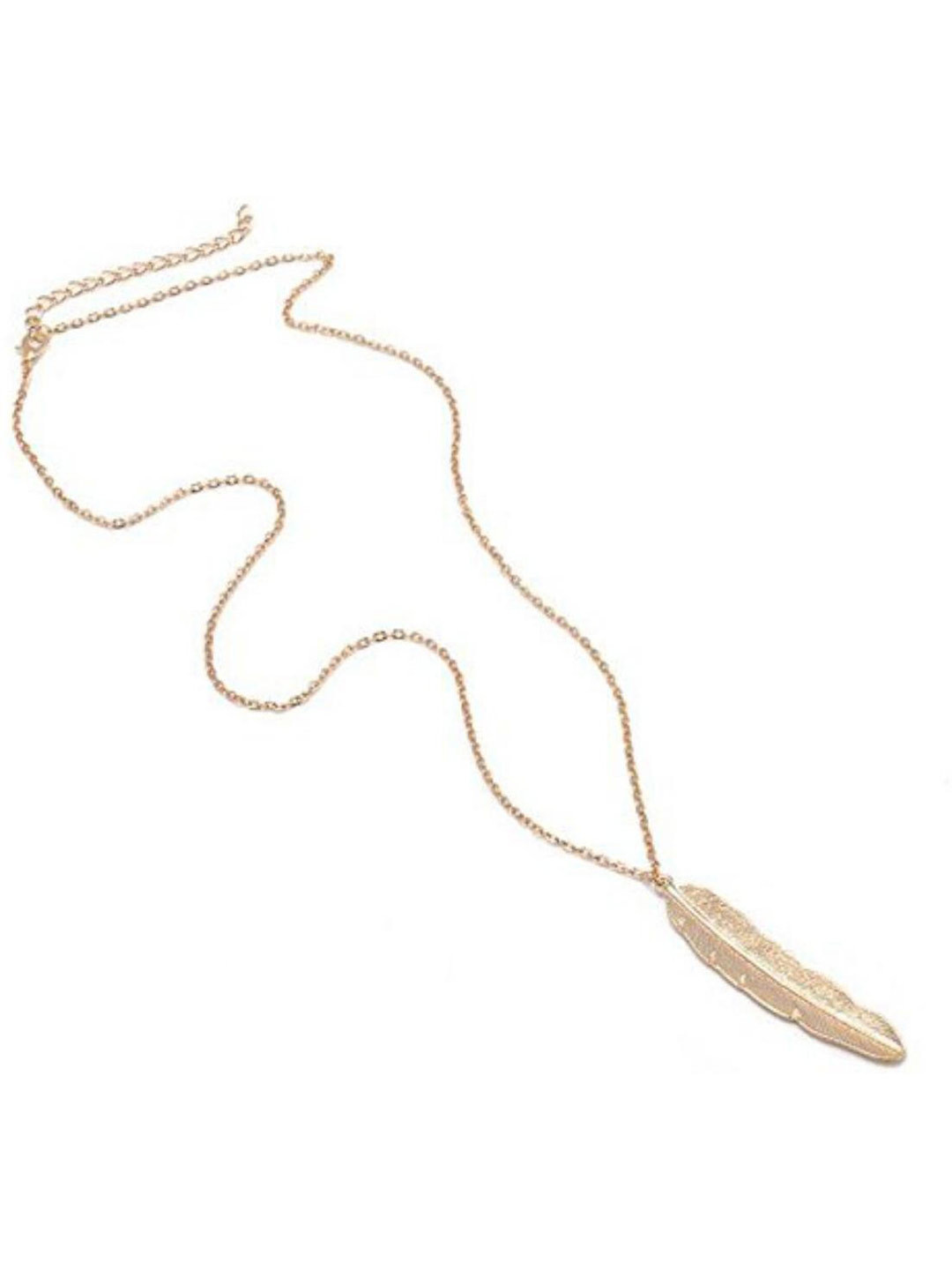 

MYKI Gold-Plated Leaf Necklace