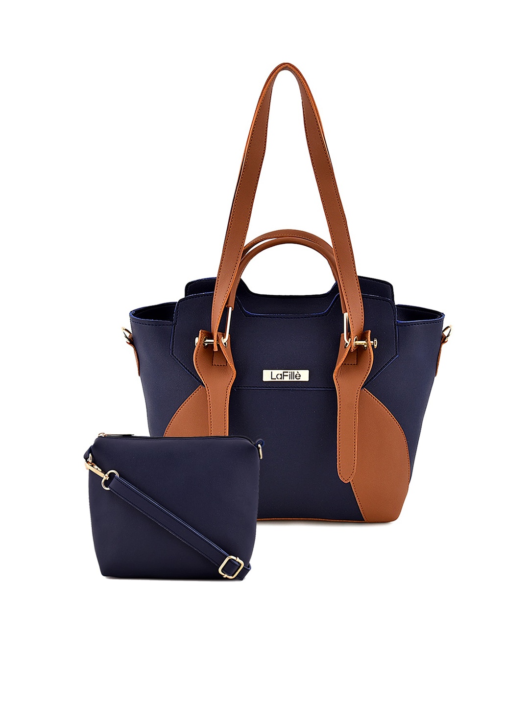

LaFille PU Structured Shoulder Bag, Blue