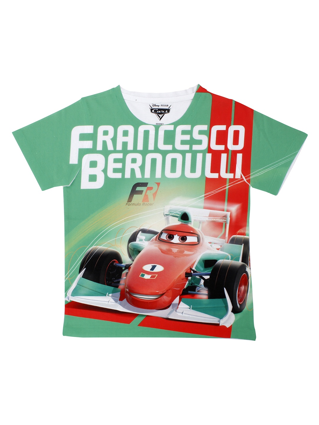 

Disney by Wear Your Mind Boys Green Printed Round Neck T-Shirt