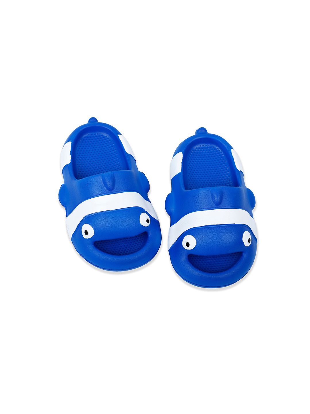 

Baby Moo Kids Nemo Applique Waterproof Soft Anti-Skid Sliders, Blue