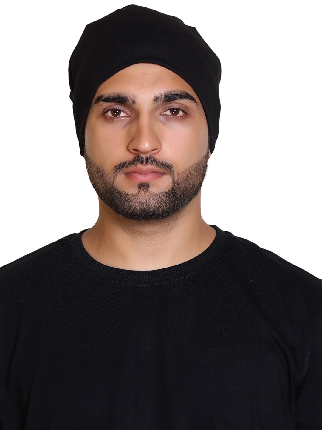 

Gajraj Unisex Cotton Slouchy Beanie, Black