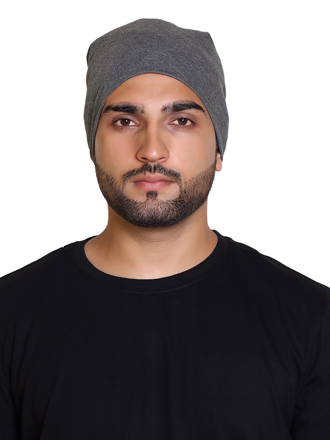 

Gajraj Unisex Cotton Slouchy Beanies, Grey