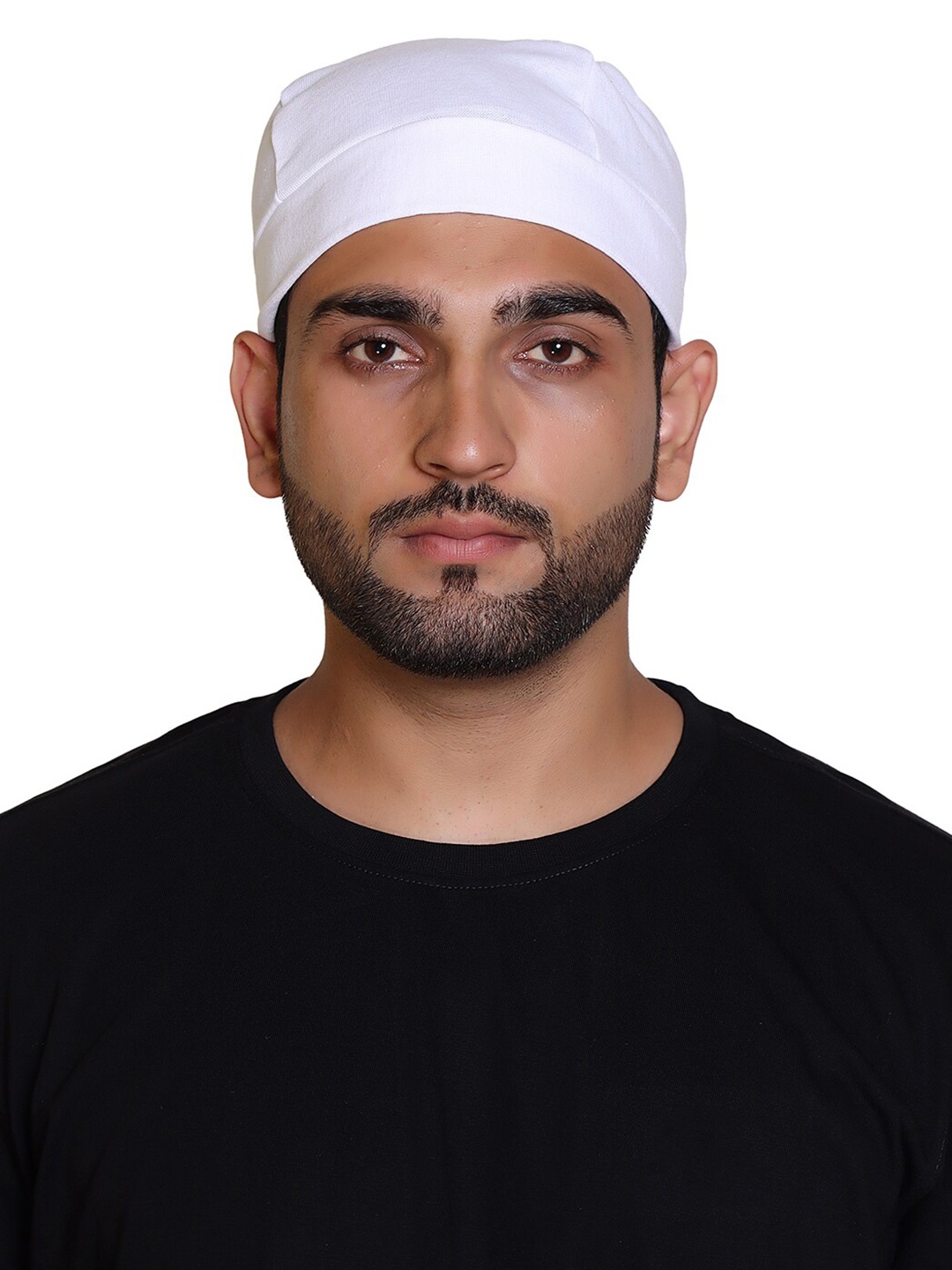 

Gajraj Unisex Cotton Patka Skull Cap, White