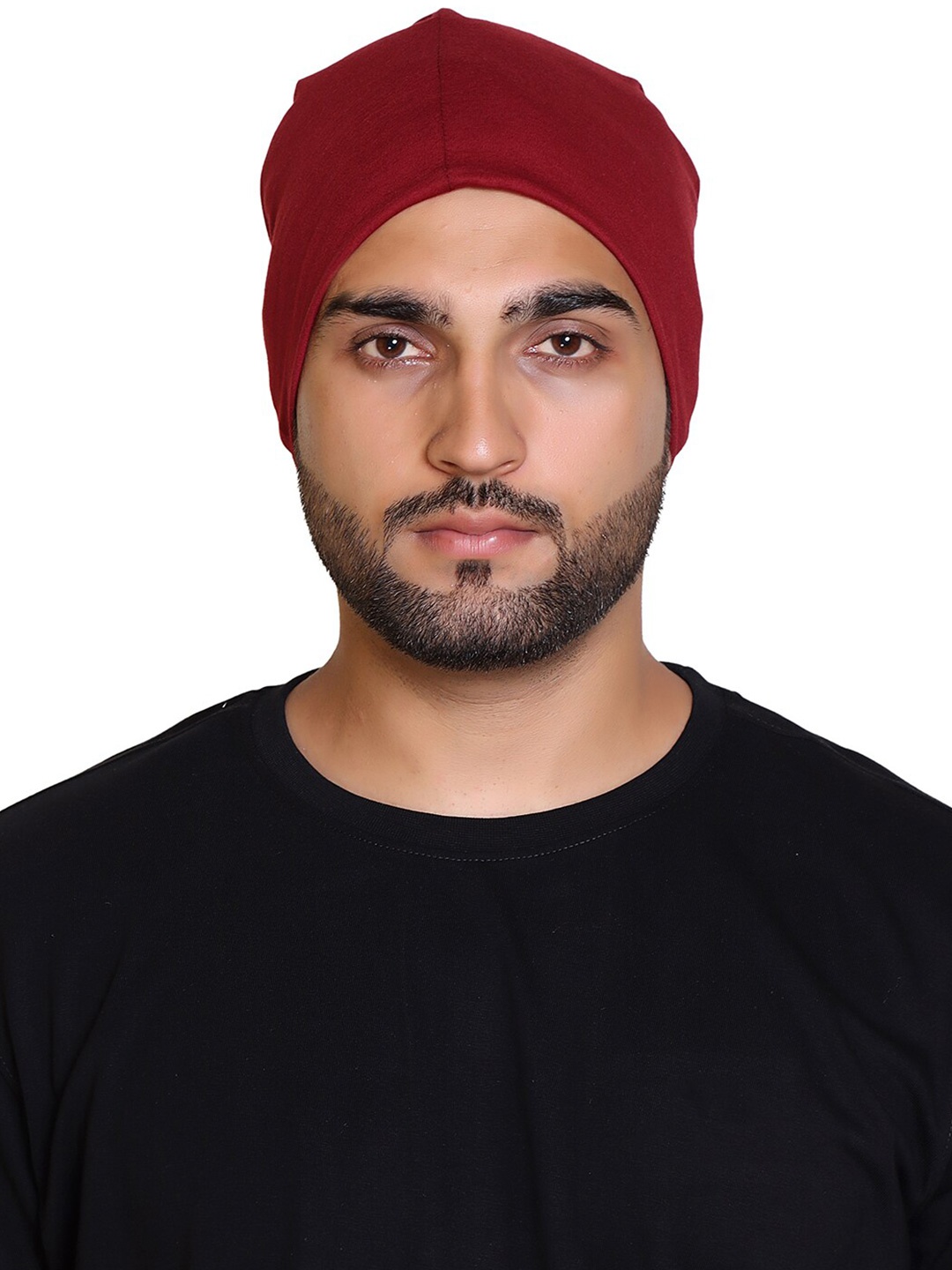 

Gajraj Unisex Cotton Slouchy Beanie, Maroon