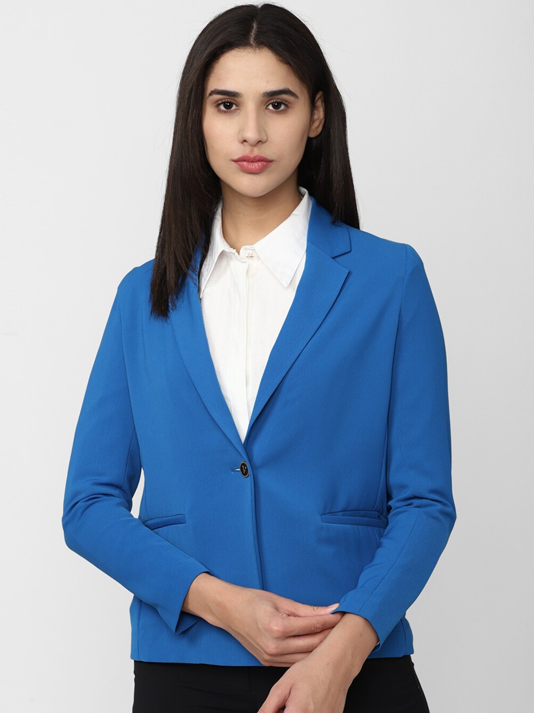 

Van Heusen Woman Single-Breasted Casual Blazer, Blue