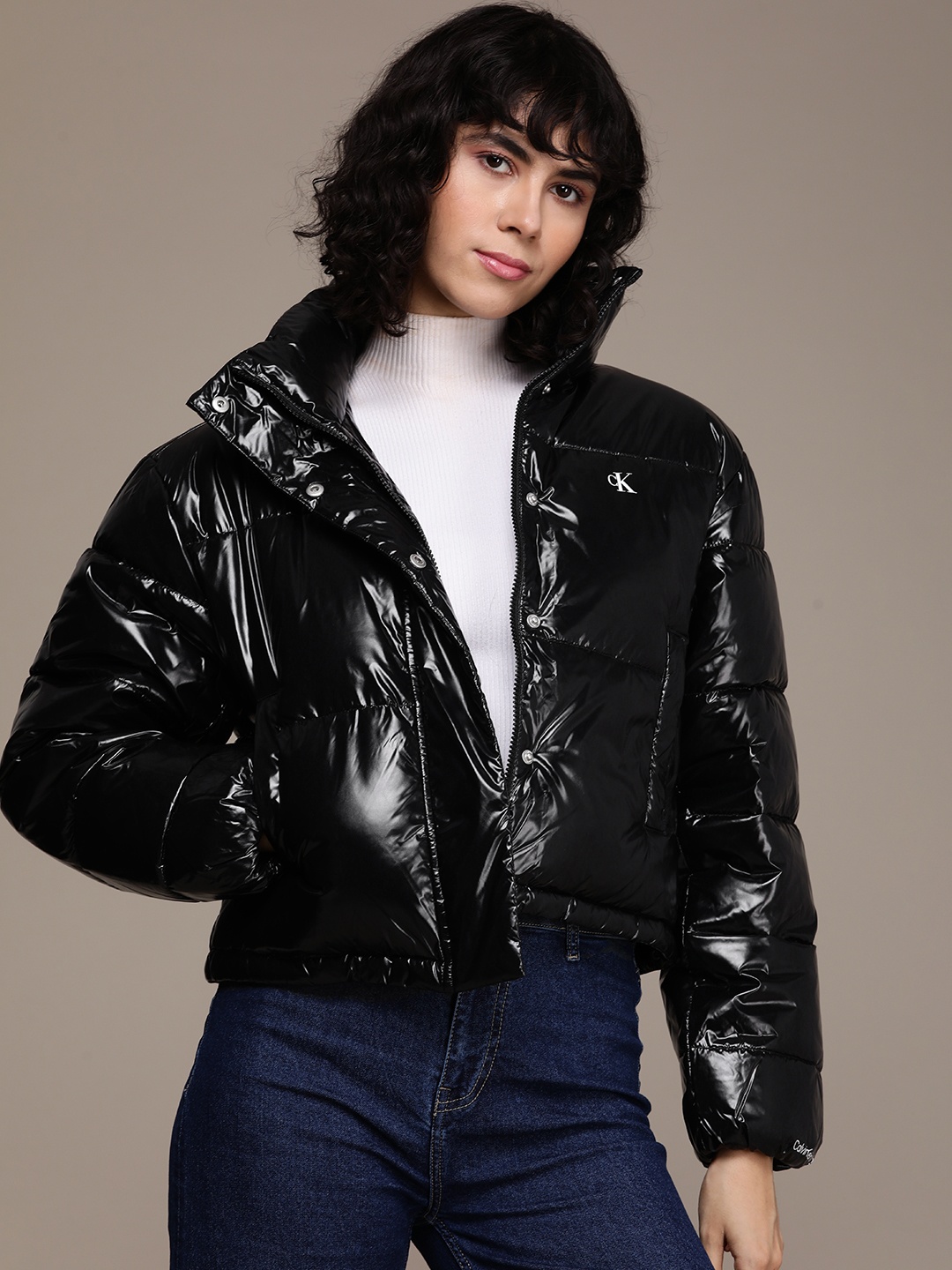 

Calvin Klein Jeans Puffer Jacket, Black
