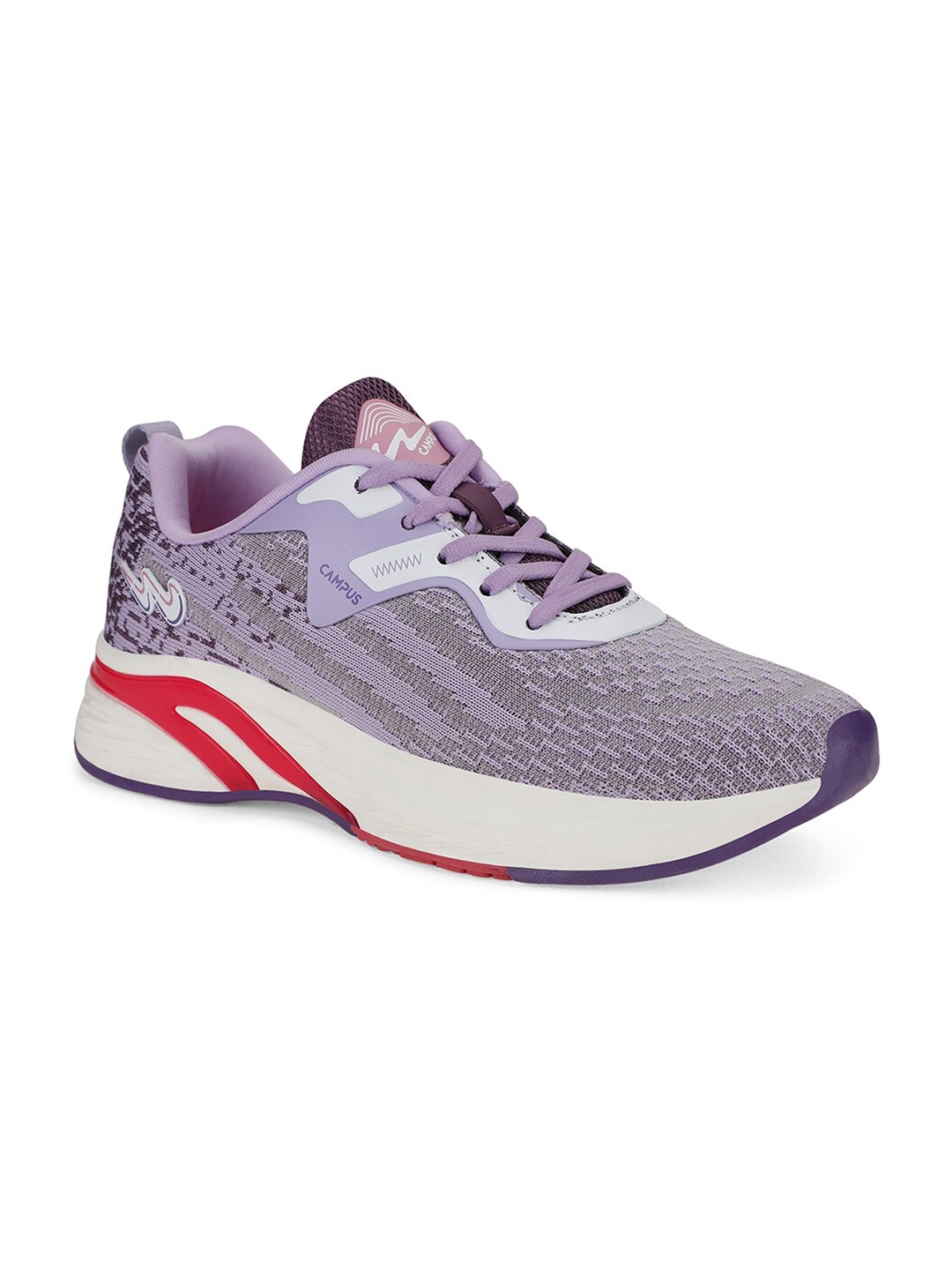 

Campus Women DRAPE Mesh Running Shoes, Purple