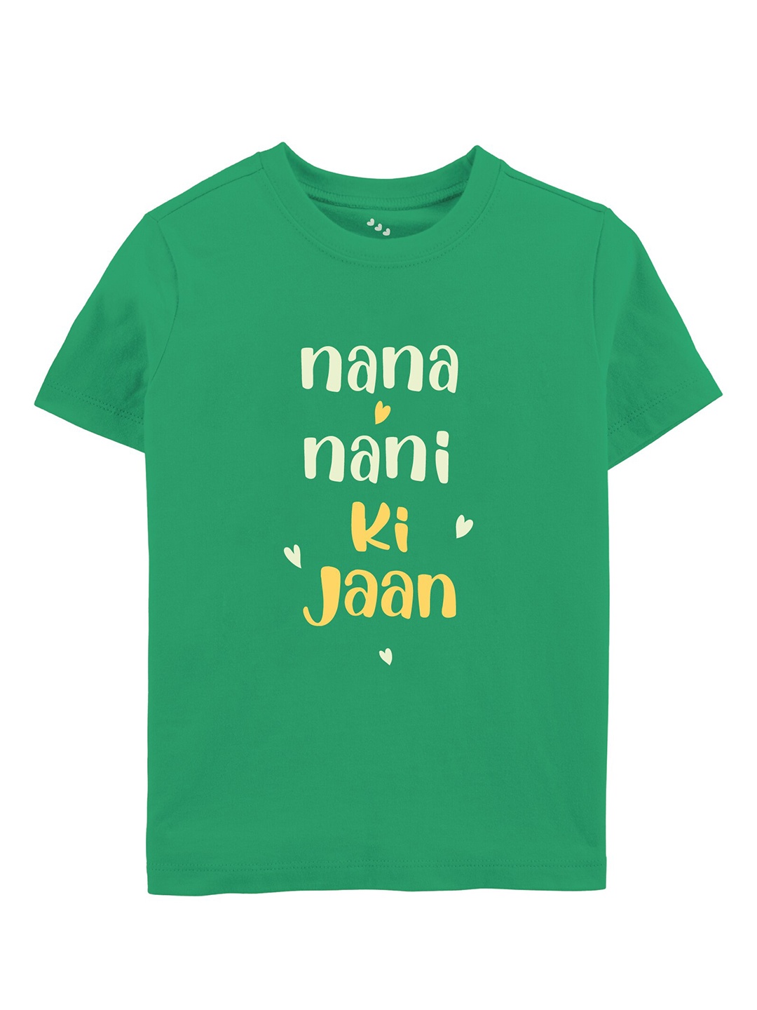 

Zeezeezoo Kids Typography Printed Cotton T-shirt, Green