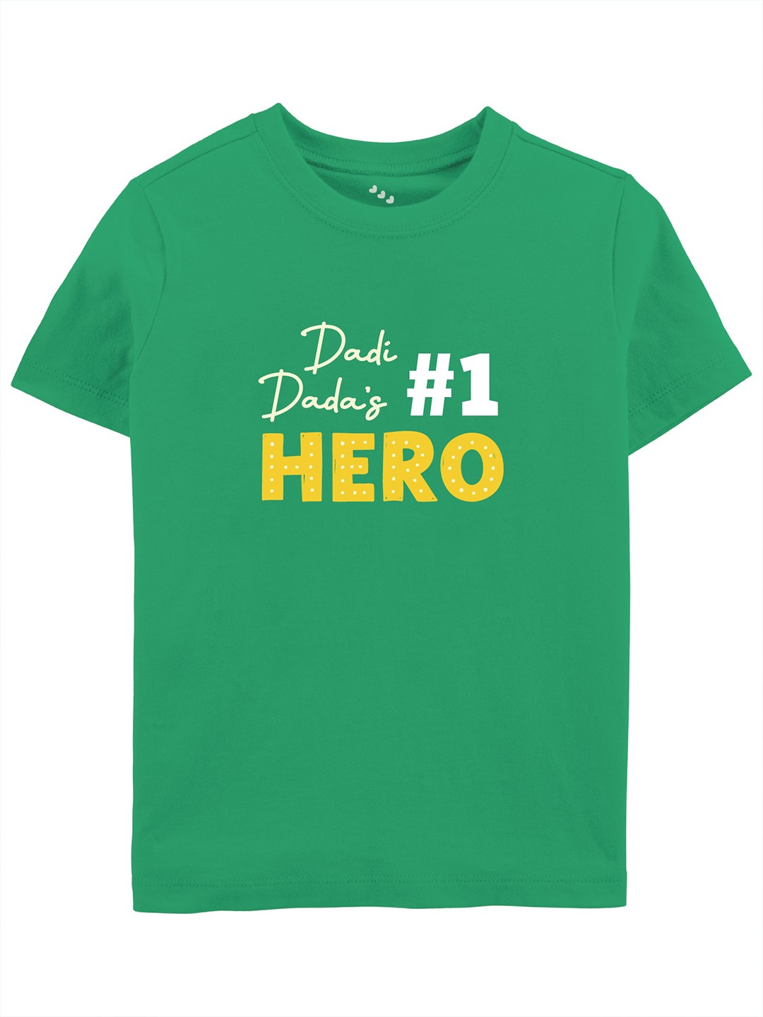 

Zeezeezoo Kids Typography Printed Cotton T-shirt, Green