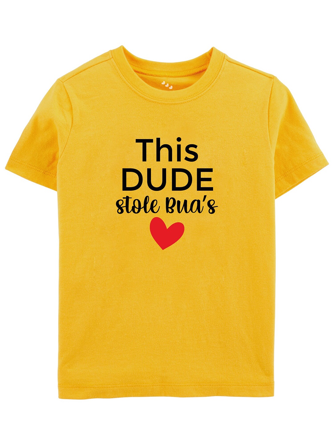 

Zeezeezoo Kids Typography Printed Pure Cotton T-shirt, Yellow