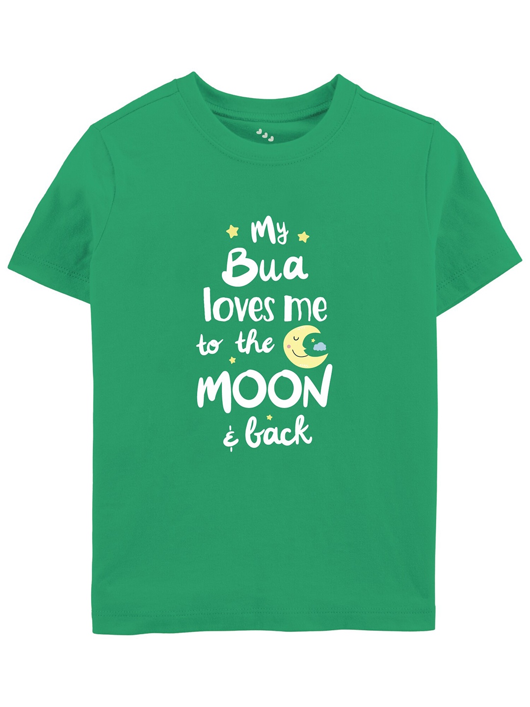

Zeezeezoo Kids Typography Printed Pure Cotton T-shirt, Green