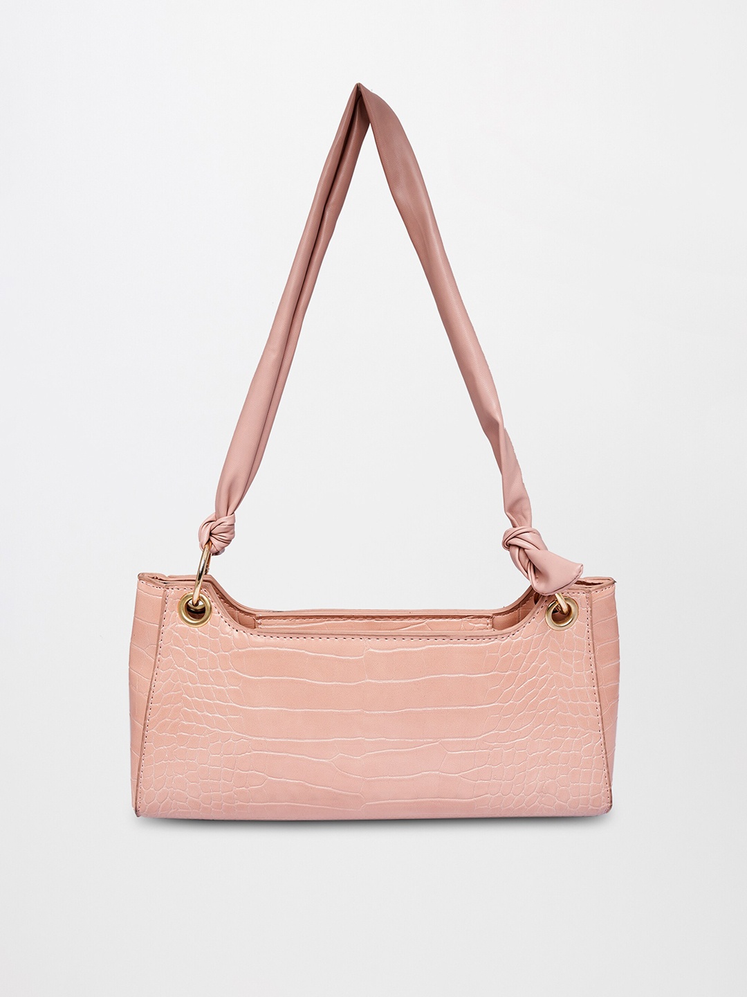 

AND Textured Structured Shoulder Bag, Pink