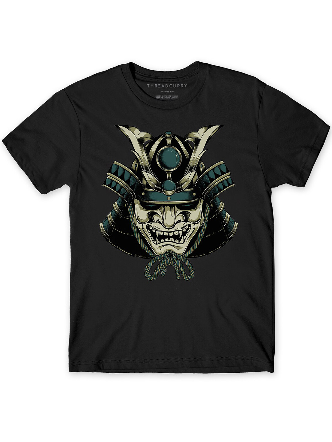 

THREADCURRY Boys Graphic Printed Cotton T-shirt, Black