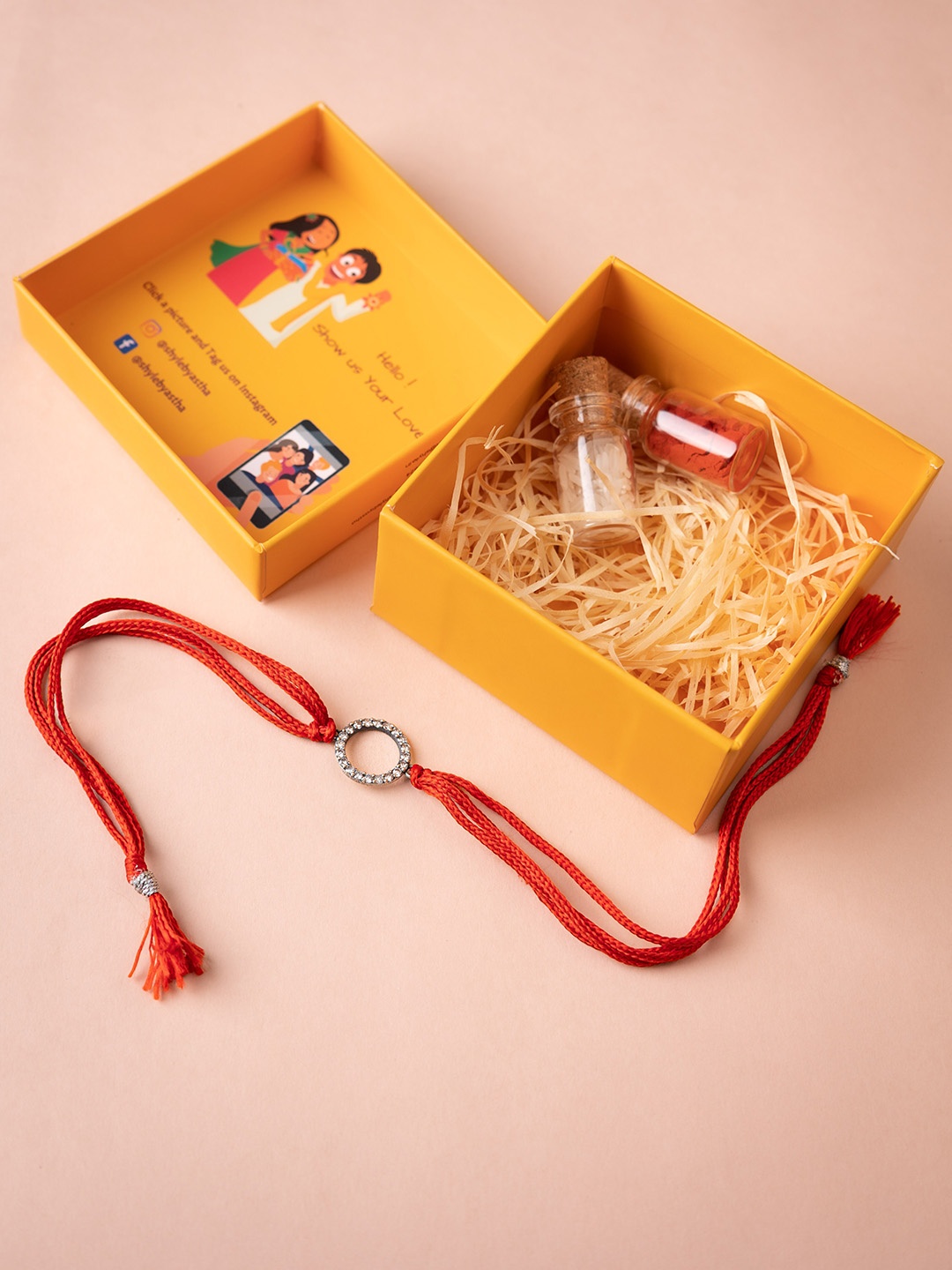 

Shyle Unisex Set Of 2 Infinity Band Rakhis, Silver
