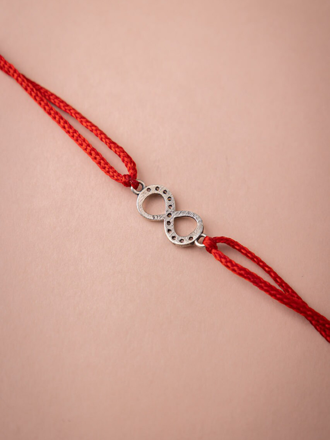 

Shyle Set Of 2 925 Sterling Silver Infinity Knot Thread Rakhi
